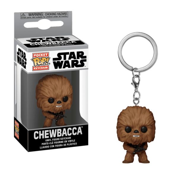 FUNKO POP STAR WARS Chewbacca – Portachiavi in box 5cm In espo da 12pz…x12…x72